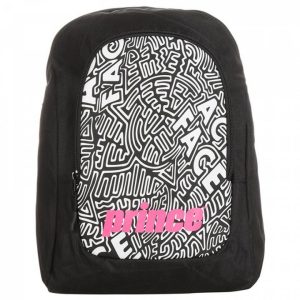 prince kids backpack black pink 1