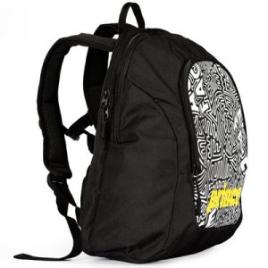 prince kids backpack black yellow 3